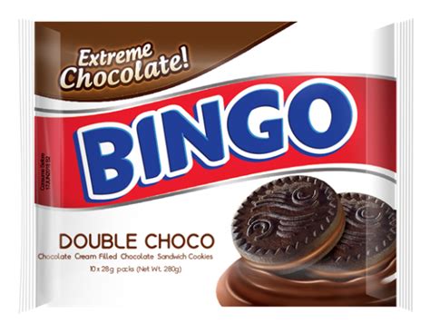 BINGO DOUBLE CHOCO SANDWICH .